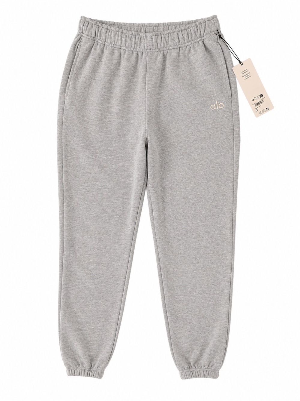 ALO Accolade Sweatpant Joggers Athletic Heather Grey MSRP $138